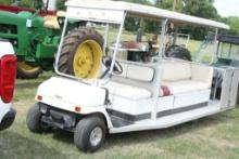 YAMAHA SHUTTLE GOLF CART W/CANOPY, GAS POWERED