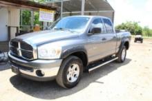 2007 DODGE RAM 1500, RUNS,SHOWING 155375 MILES, VIN:1D7HU18297S201337