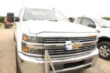 2016 SILVERADO 2500HD W/SERVICE BED, RUNSNEW DOORS, NEW WINDSHIELD, NEW TRANSMISSION & REAR END WITH