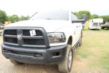 2017 DODGE RAM 2500, RUNS, SHOWING 214,000 MILESWT: 5750VIN: 3C6UR5CL8HG529463