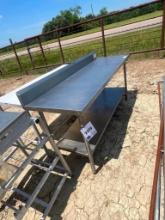 6' STAINLESS STEEL TABLE