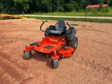 HUSQUAVARNA MZ54 ZERO TURN MOWER, WORKS, RUNS.SHOWING 114 HOURS, SN: 970455801000611521B006580