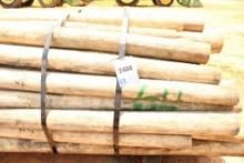 UNTREATED WOOD POSTASSORTMENT OF WIDTH AND LENGTHS, EST 64 COUNT