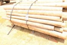 UNTREATED WOOD POSTASSORTMENT OF WIDTH AND LENGTHS, EST 51 COUNT