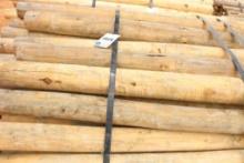 UNTREATED WOOD POSTASSORTMENT OF WIDTH AND LENGTHS, EST 40-45 COUNT
