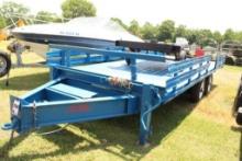 16' PINTLE HOOK TRAILER, TANDEM AXEL