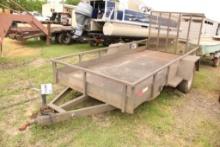 12' X 5' 1/2'' UTILITY TRAILER