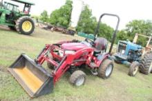 MAHINDRA TRACTOR, MODEL NO: EMAX22L; SN: 22HRL04573SHOWING 923.9 HOURS 21.5PS/2600 RPM