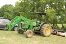 2510 JOHN DEERE TRACTOR W/ FRONT END LOADER