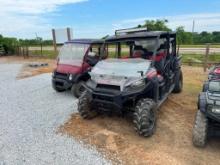 2016 POLARIS RANGER CREW, 4X4, EFI 900, RUNSSHOWING 1223.8; HOURS 1562.2VIN: