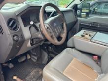 2013 FORD F-550 POWER STROKE, RUNS, 6.7HAS BEEN DELETED, 4X4, AUTO W/HD COMPRESSOR, 100GAL TRANSFER