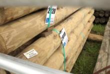 6X8 WOOD POST W/28 COUNT