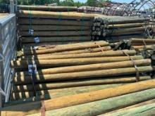 7 X 8 WOOD POST 45 CT