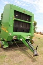 567 JOHN DEERE ROUND HAY BALER, MEGA WIDENEW CHAINS, NEW CYLINDERS, NEW SPRAKETSN: