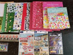 Scrapbooking Paper and Stickers: Valentines, St Patrick's Day, Easter, Soccer, and More