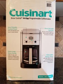 Cuisinart Brew Central 14-Cup Programmable Coffeemaker, New
