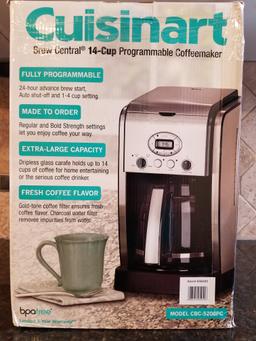 Cuisinart Brew Central 14-Cup Programmable Coffeemaker, New
