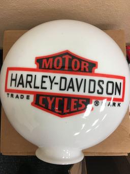 Harley Davidson Gas Pump Globe