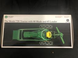 THE MODEL 720 TRACTOR WITH 80 BLADE AND 45 LOADER PRECISION CLASSIC 1/16 SCALE NO. 15165 NIB