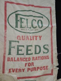 SUGAR, FLOUR AND FEED CLOTH SACKS