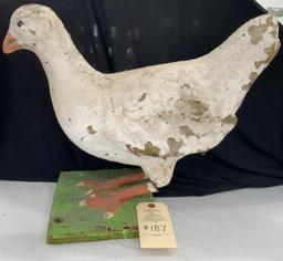 PAPER MACHE CHICKEN