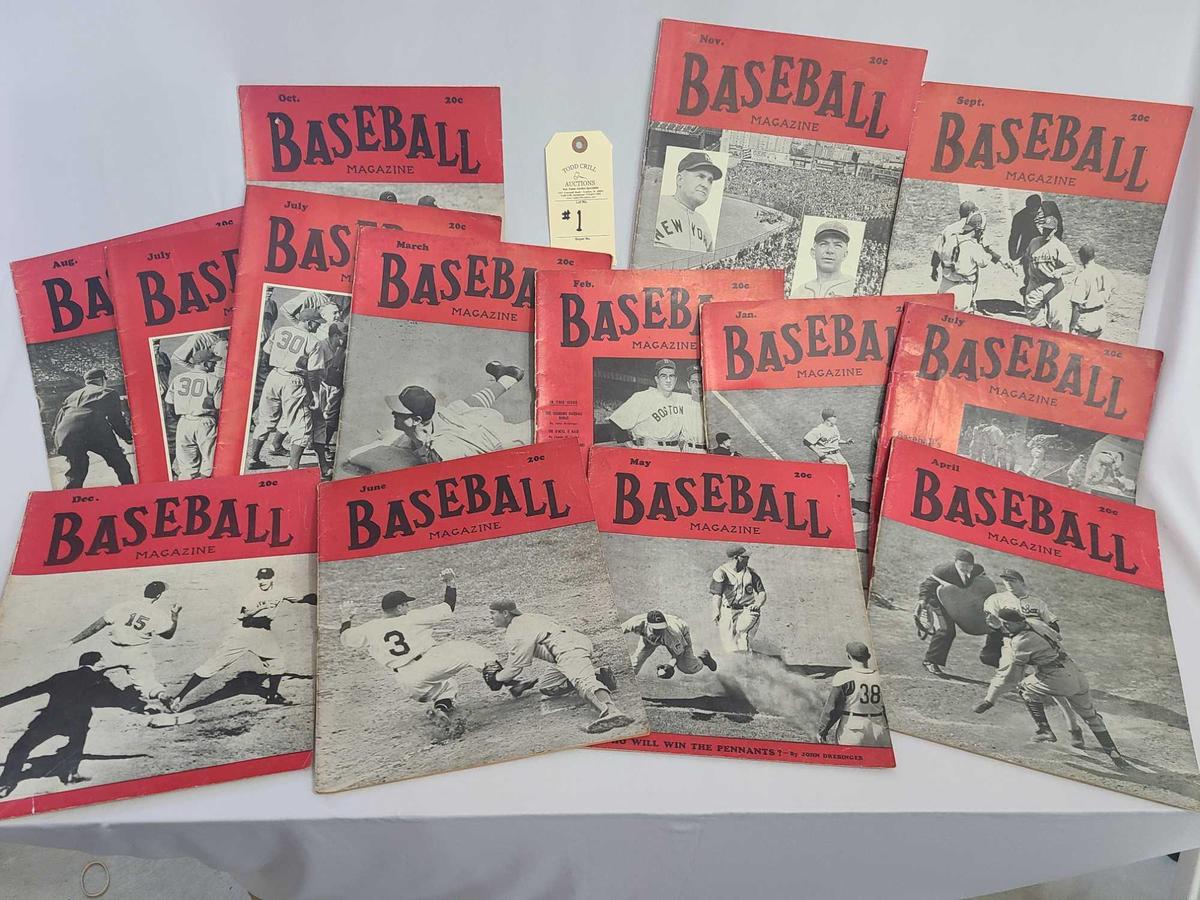 14 - 1943 BASEBALL MAGAZINES