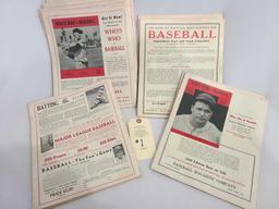 14 - 1943 BASEBALL MAGAZINES