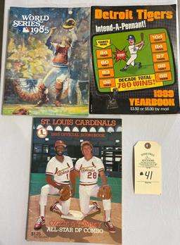 ST. LOUIS CARDINALS AND DETROIT TIGERS BASEBALL MEMORABILIA