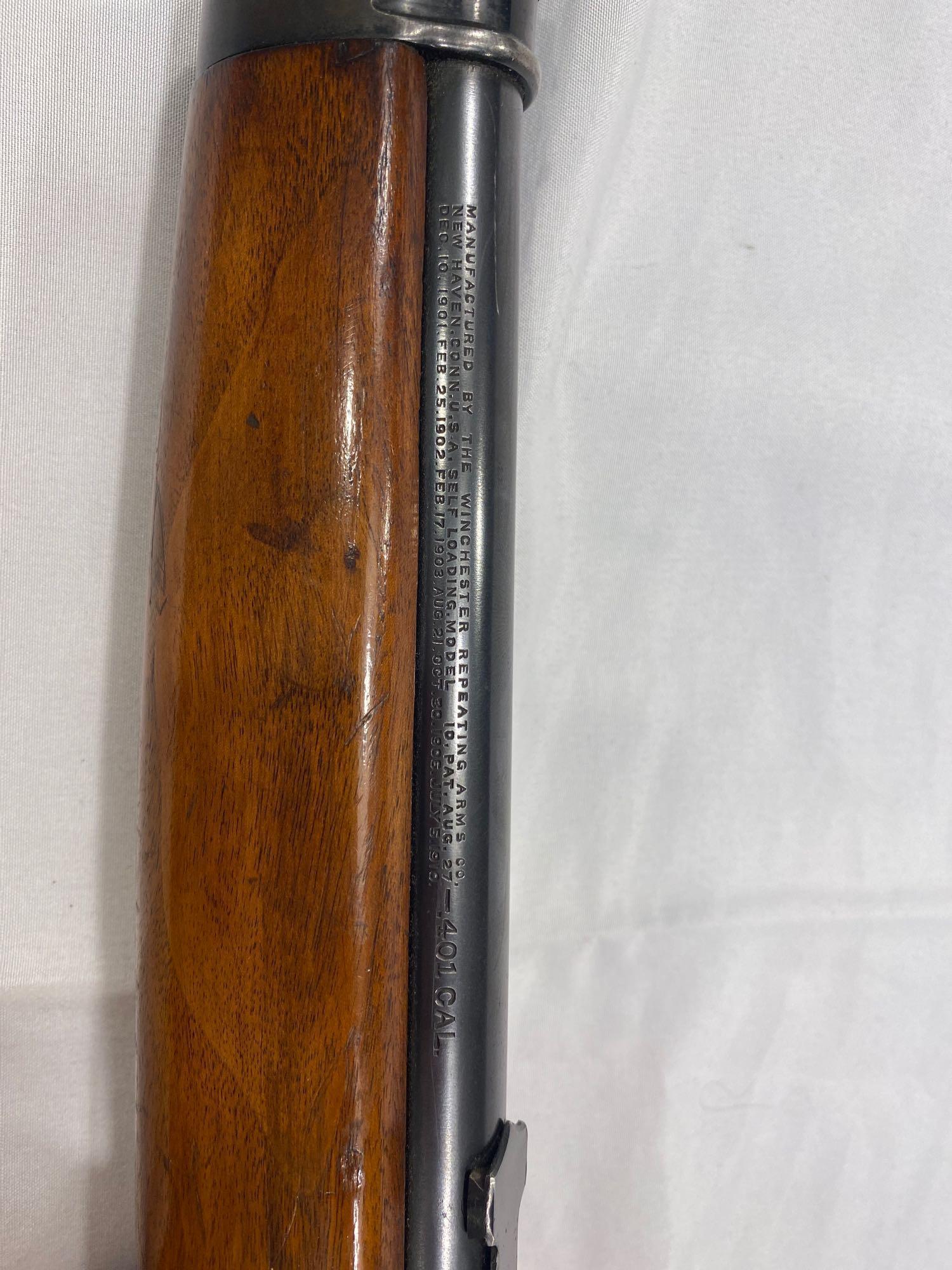 WINCHESTER M1910 SELF LOADING SEMI AUTO RIFLE