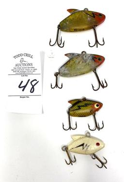 Four Vintage Fishing Lures