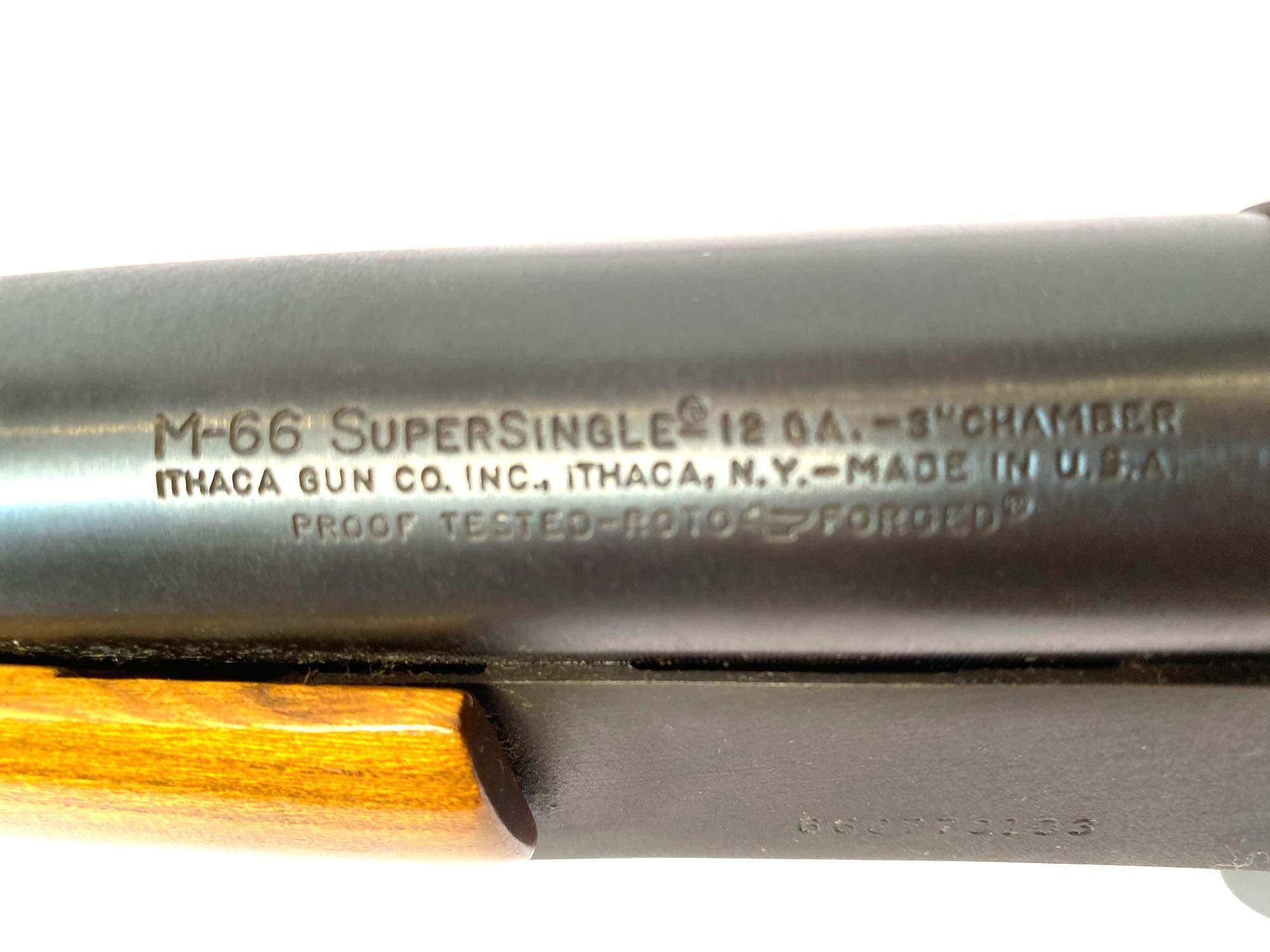Ithaca M-66 Super Single 12 Gauge Shotgun
