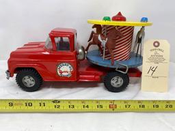 Vintage Buddy L Merry Go Round Truck