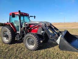 Case IH MX135 MFWD Tractor w/ Westendorf 550 Freedom Mount Loader