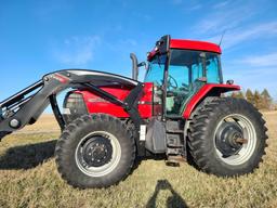 Case IH MX135 MFWD Tractor w/ Westendorf 550 Freedom Mount Loader