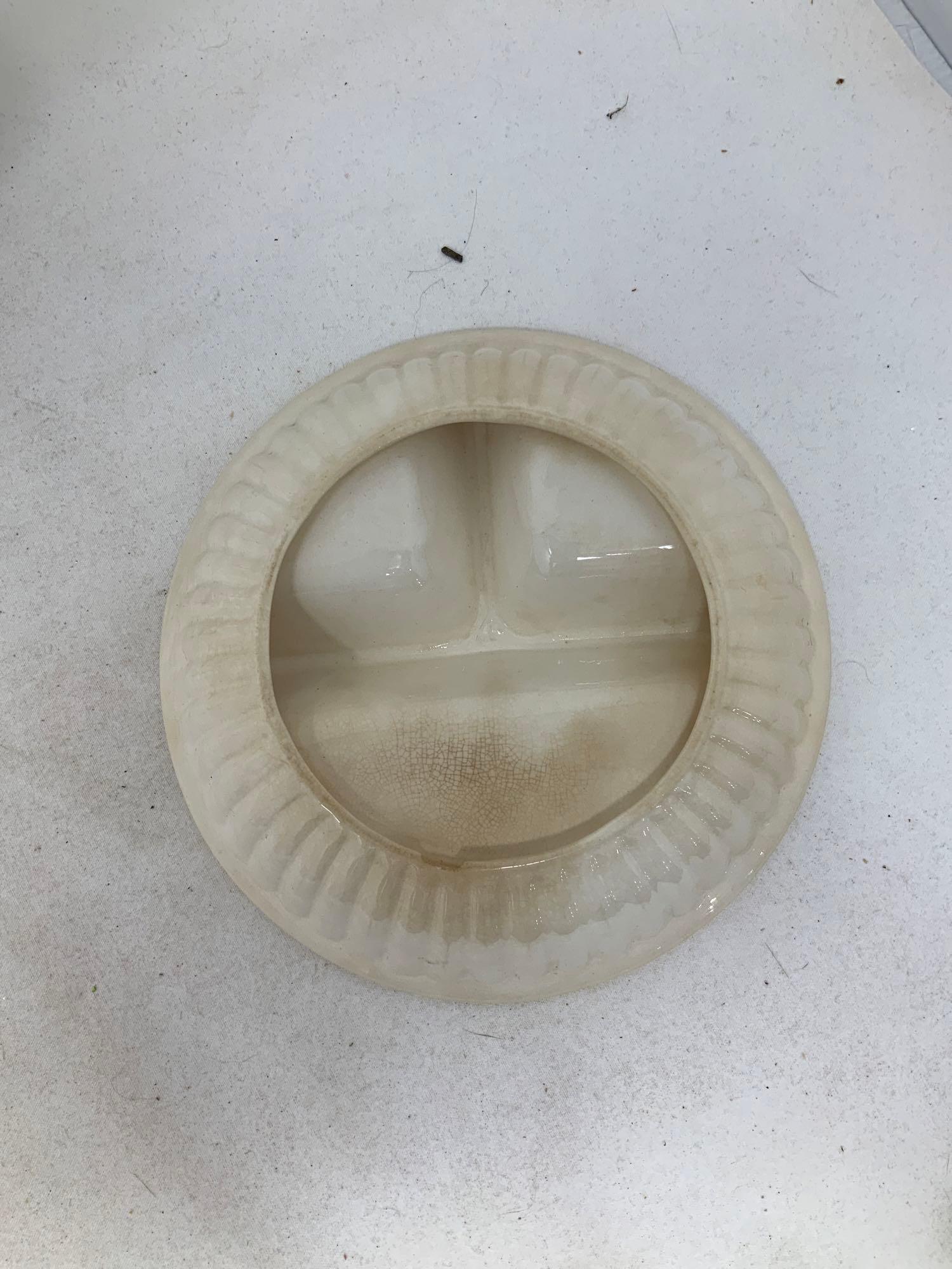 Two vintage Childs plates and cup