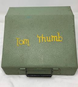 Antique Tom thumb typewriter in case