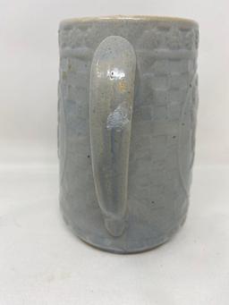 Vintage gray stoneware pitcher