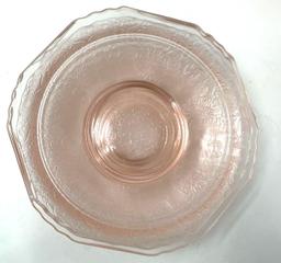 Antique Florentine No 1 pink depression pieces