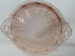 Antique cherry blossom, Jeanette Glass Co. pink depression, items
