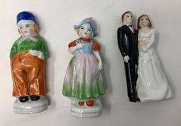 Antique made in Japan figurines china cups and more