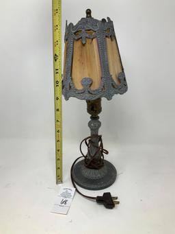 Antique metal lamp