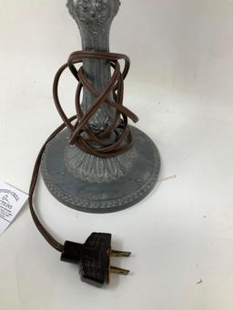 Antique metal lamp