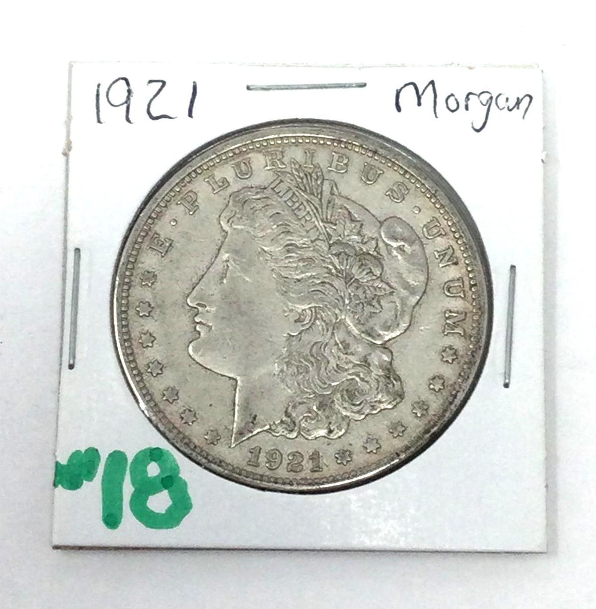 1921 Morgan Silver Dollar