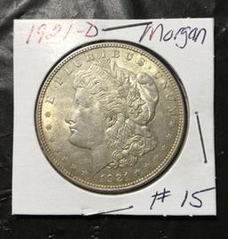 1921-D Morgan Silver Dollar
