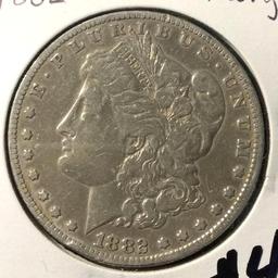 1882 Morgan Silver Dollar