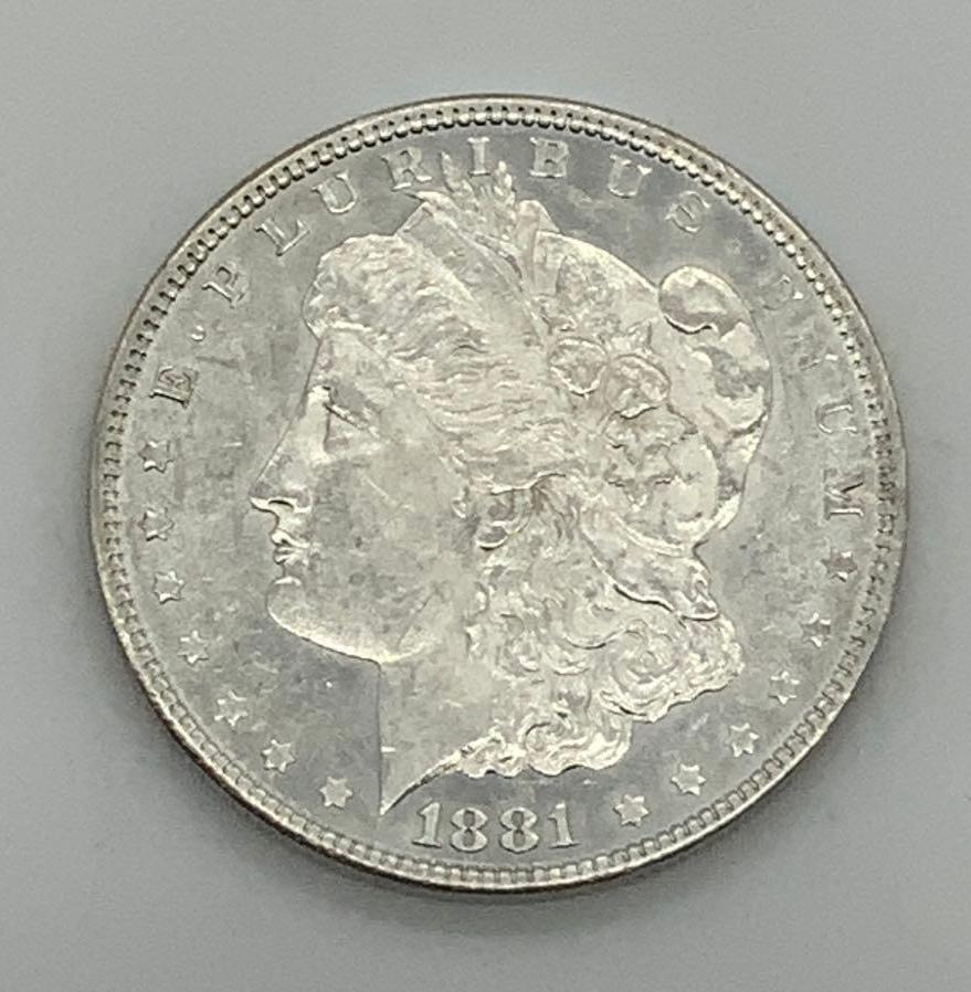 1881-O MORGAN SILVER DOLLAR