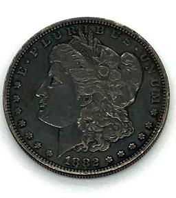 1882-S MORGAN SILVER DOLLAR