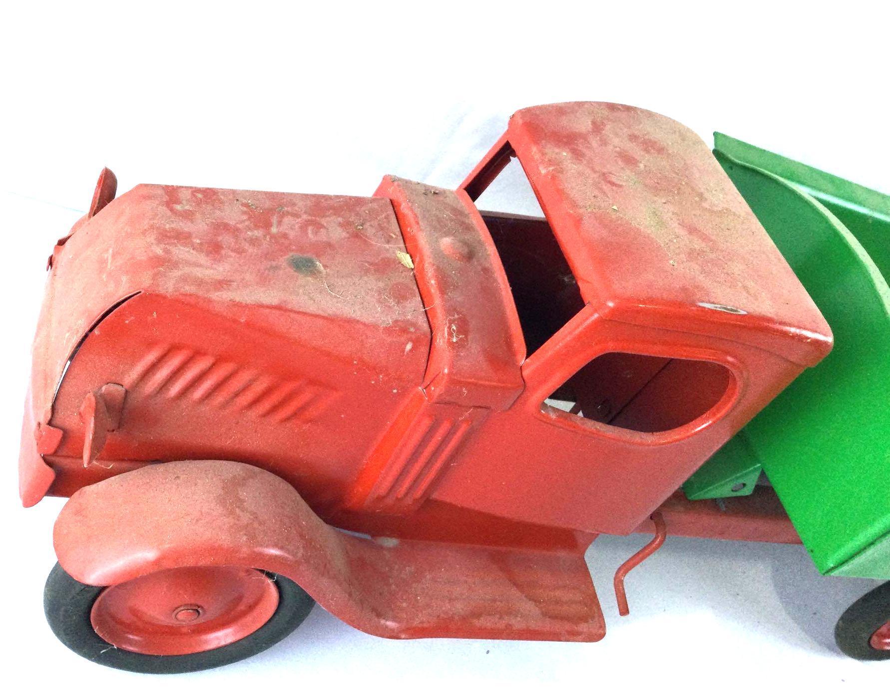 Turner Toys Painted Pressed Steel Dump Truck