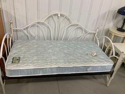 White frame daybed