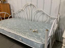 White frame daybed